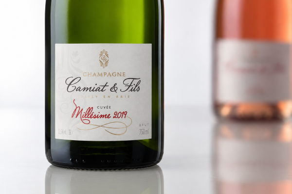 Bouteille de champagne vintage Camiat & Fils Bouteille de champagne vintage Camiat & Fils